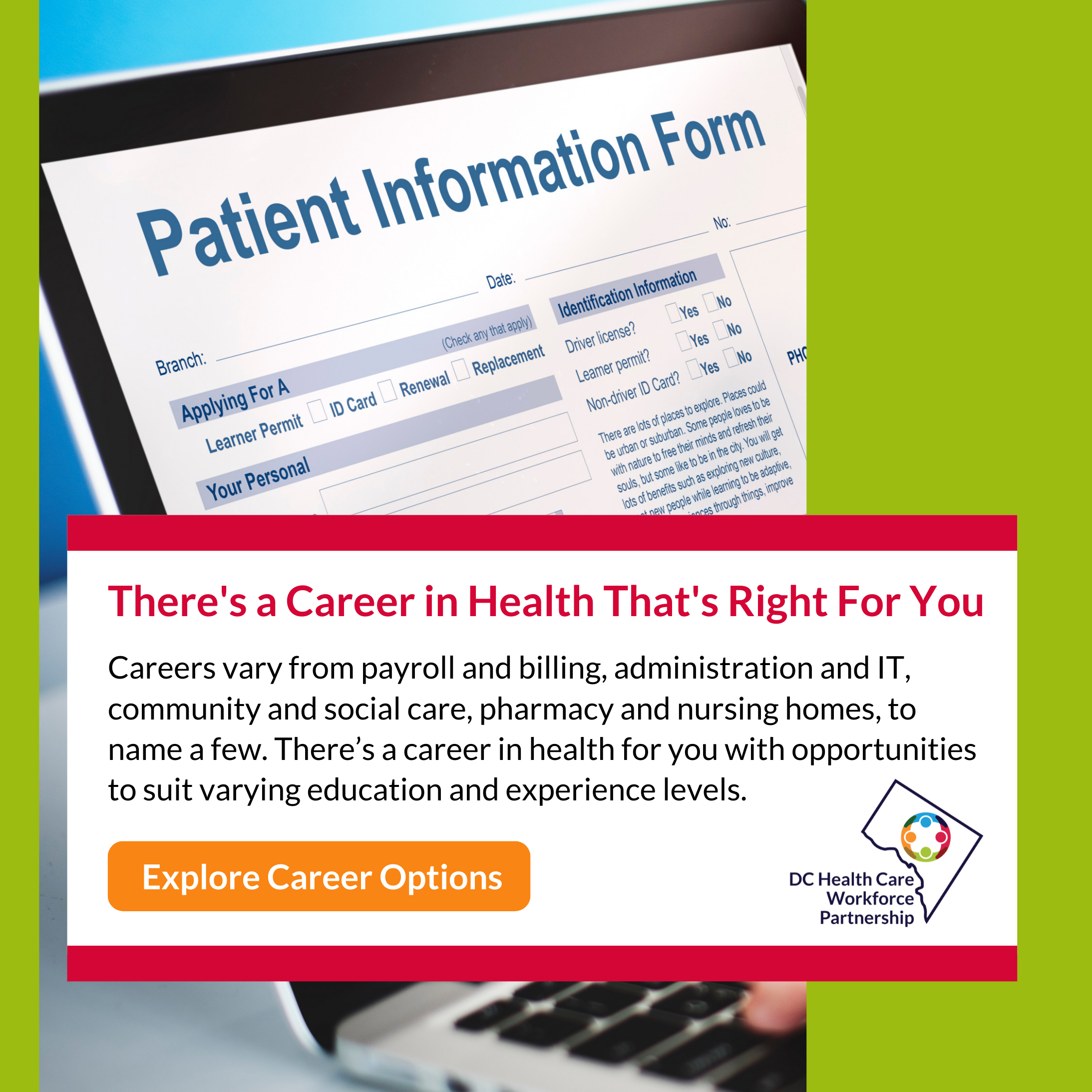 Career in Health Right for You Patient Information